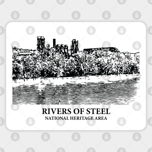 Rivers of Steel National Heritage Area Sticker by Lakeric